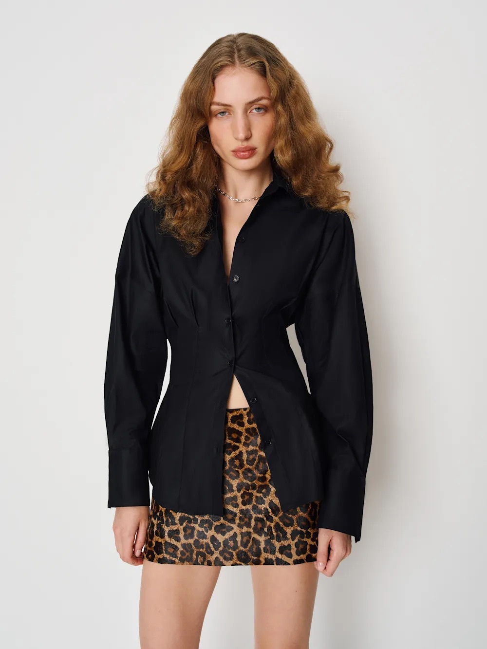 Reformation Vanta Shirt Black
